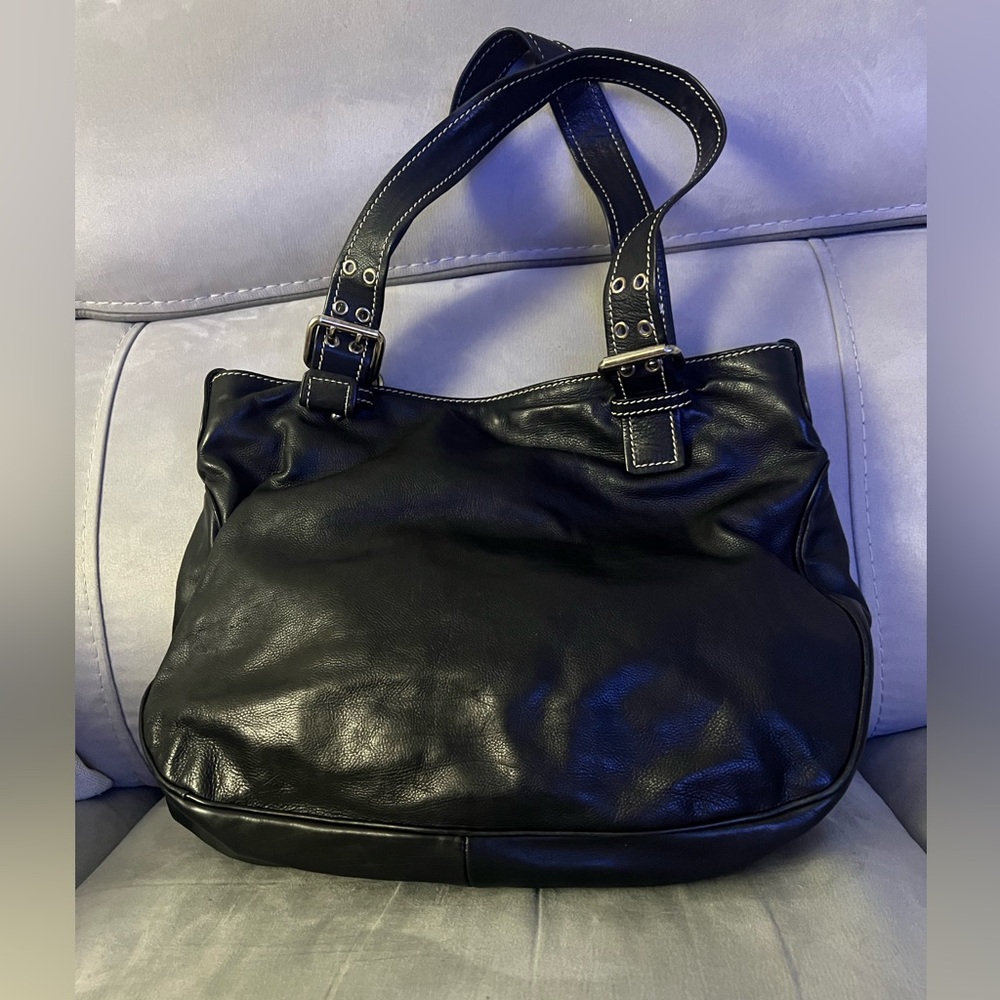 Marc Jacobs vintage hobo black leather bag - Picture 5 of 9